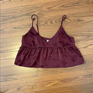 Wilfred Deep Burgundy Top